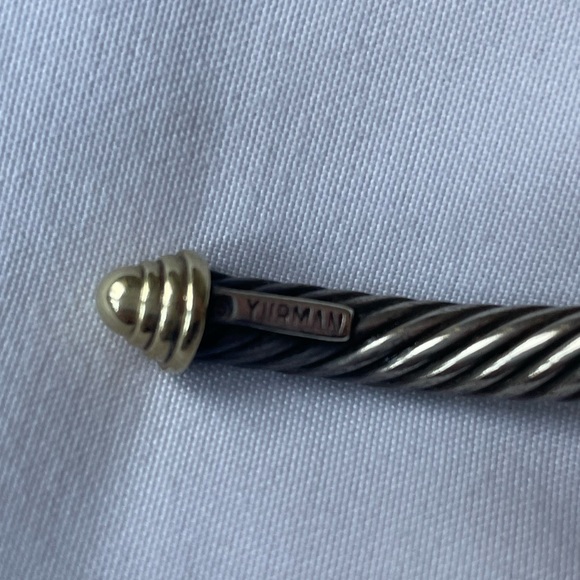 David Yurman Cable Classics Bracelet with 14K gold - Picture 3 of 4